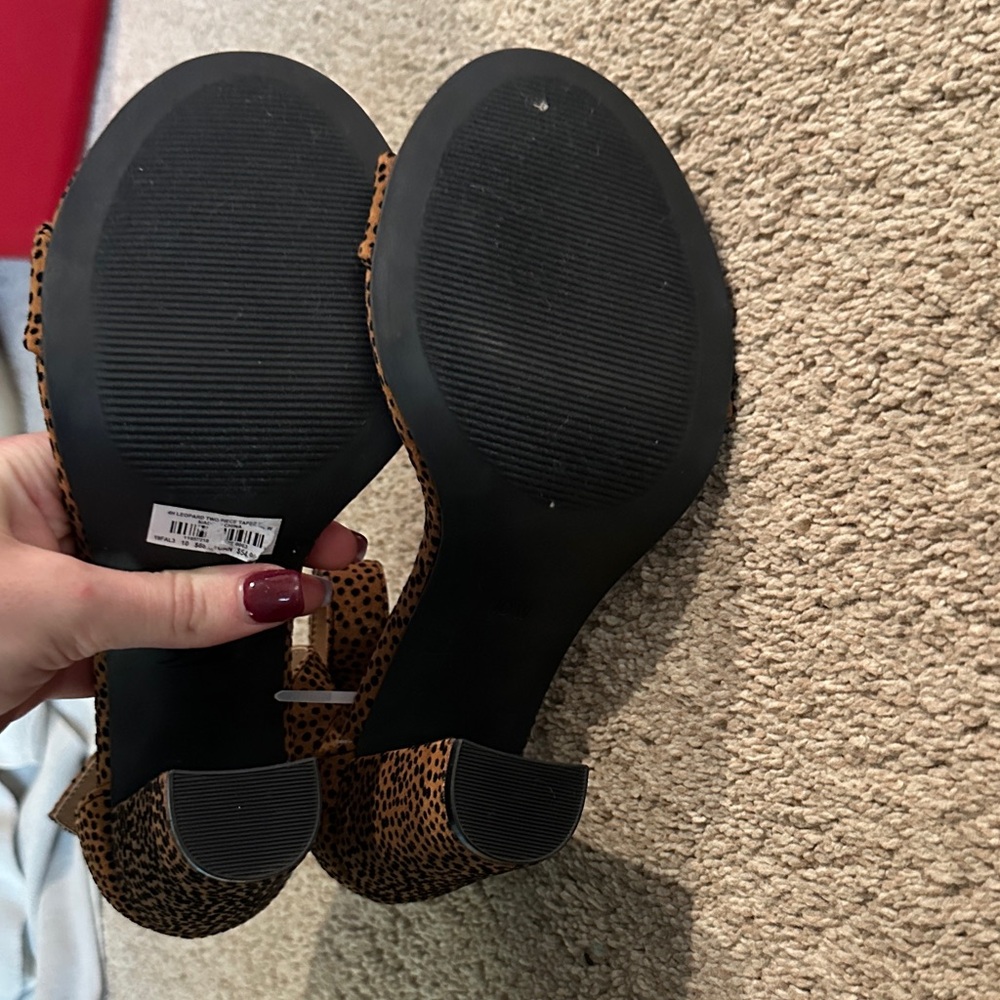 Torrid Brown and Black Spotted Heels - Picture 12 of 12